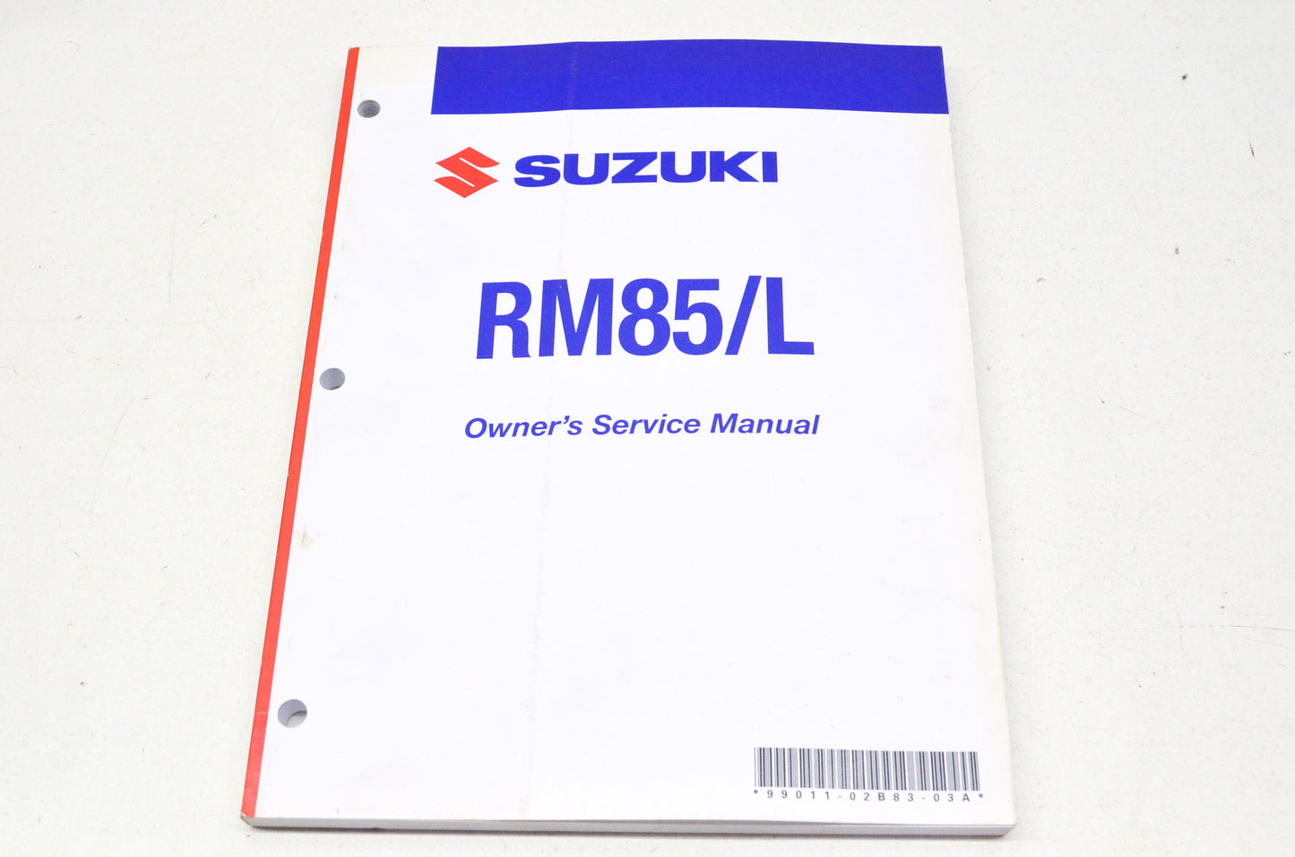 OEM Suzuki 99011-02B83-03A Owner's & Service Manual RM85/LK8 NOS