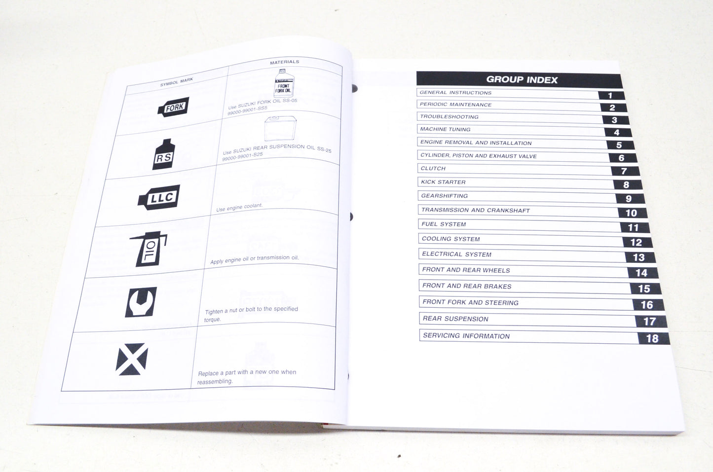 OEM Suzuki 99011-02B83-03A Owner's & Service Manual RM85/LK8 NOS