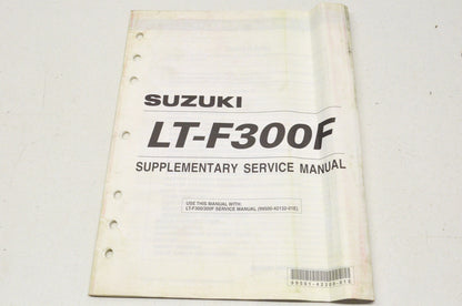 OEM Suzuki 99501-42200-01E Supplementary Service Manual LT-F300F