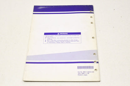 OEM Suzuki 99011-02B76-03A Owner's & Service Manual RM80K1 200