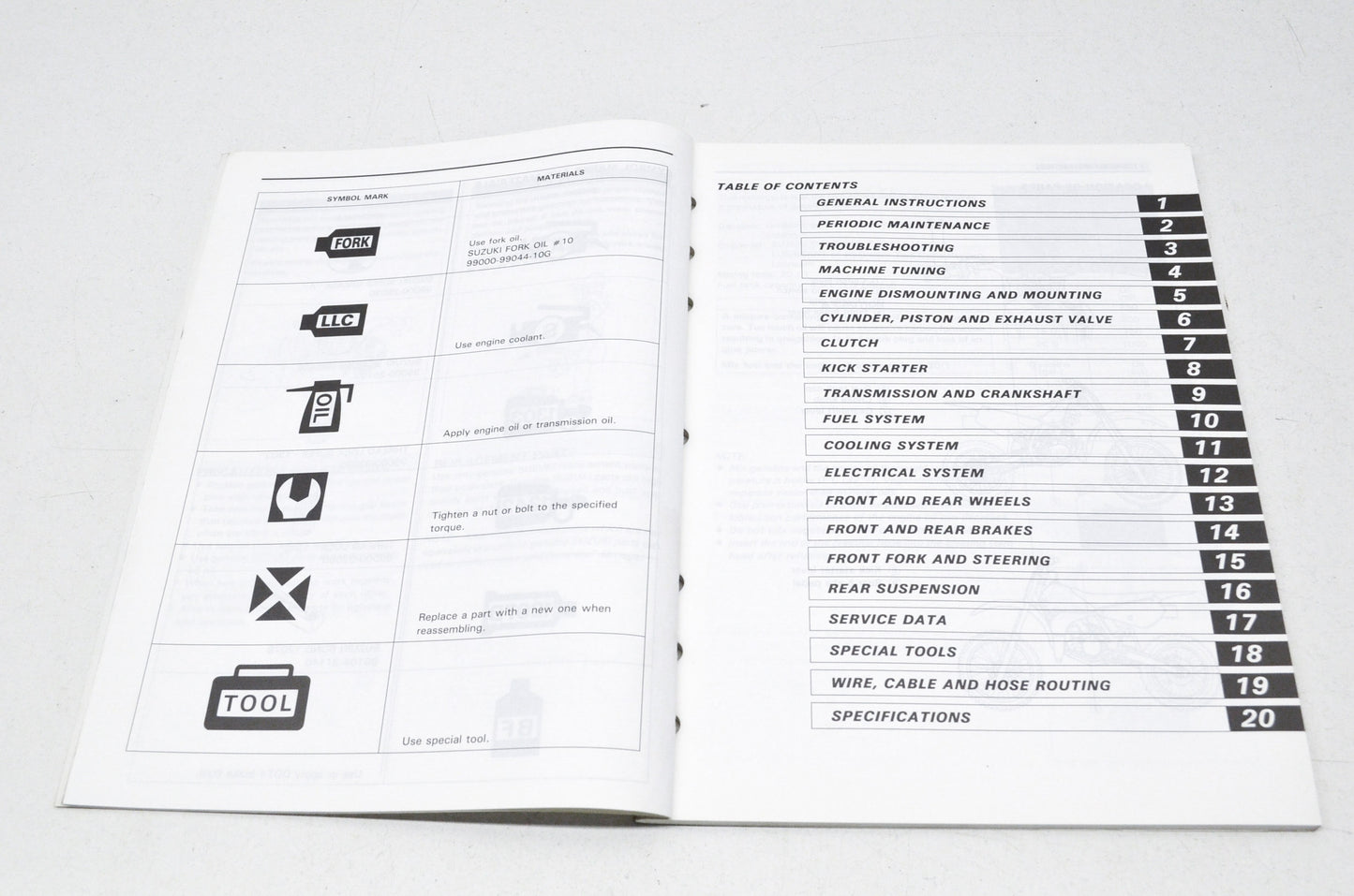 OEM Suzuki 99011-02B76-03A Owner's & Service Manual RM80K1 200