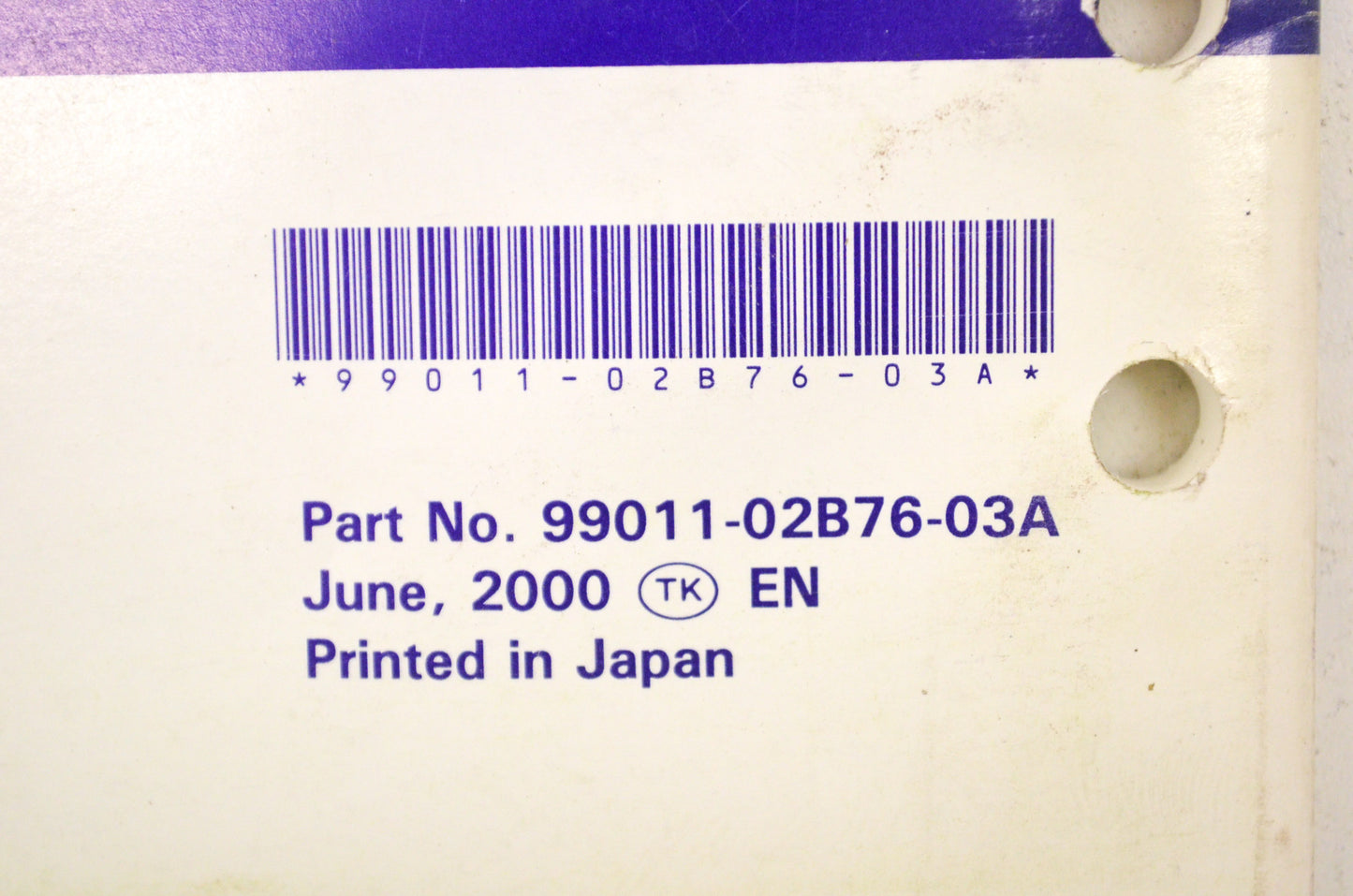 OEM Suzuki 99011-02B76-03A Owner's & Service Manual RM80K1 200