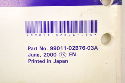 OEM Suzuki 99011-02B76-03A Owner's & Service Manual RM80K1 200