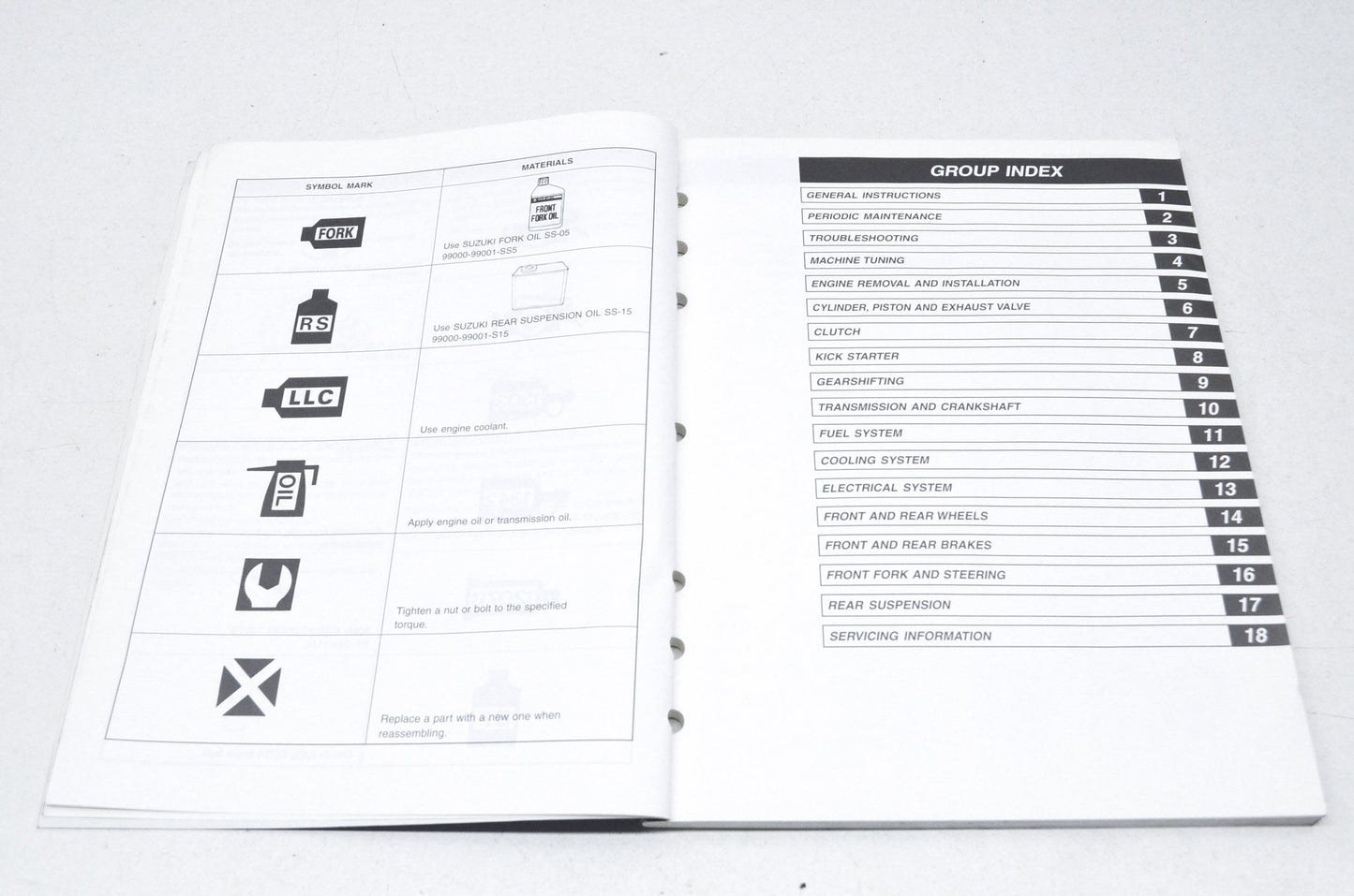 OEM Suzuki 99011-02B77-03A Owner's & Service Manual RM85K2 200