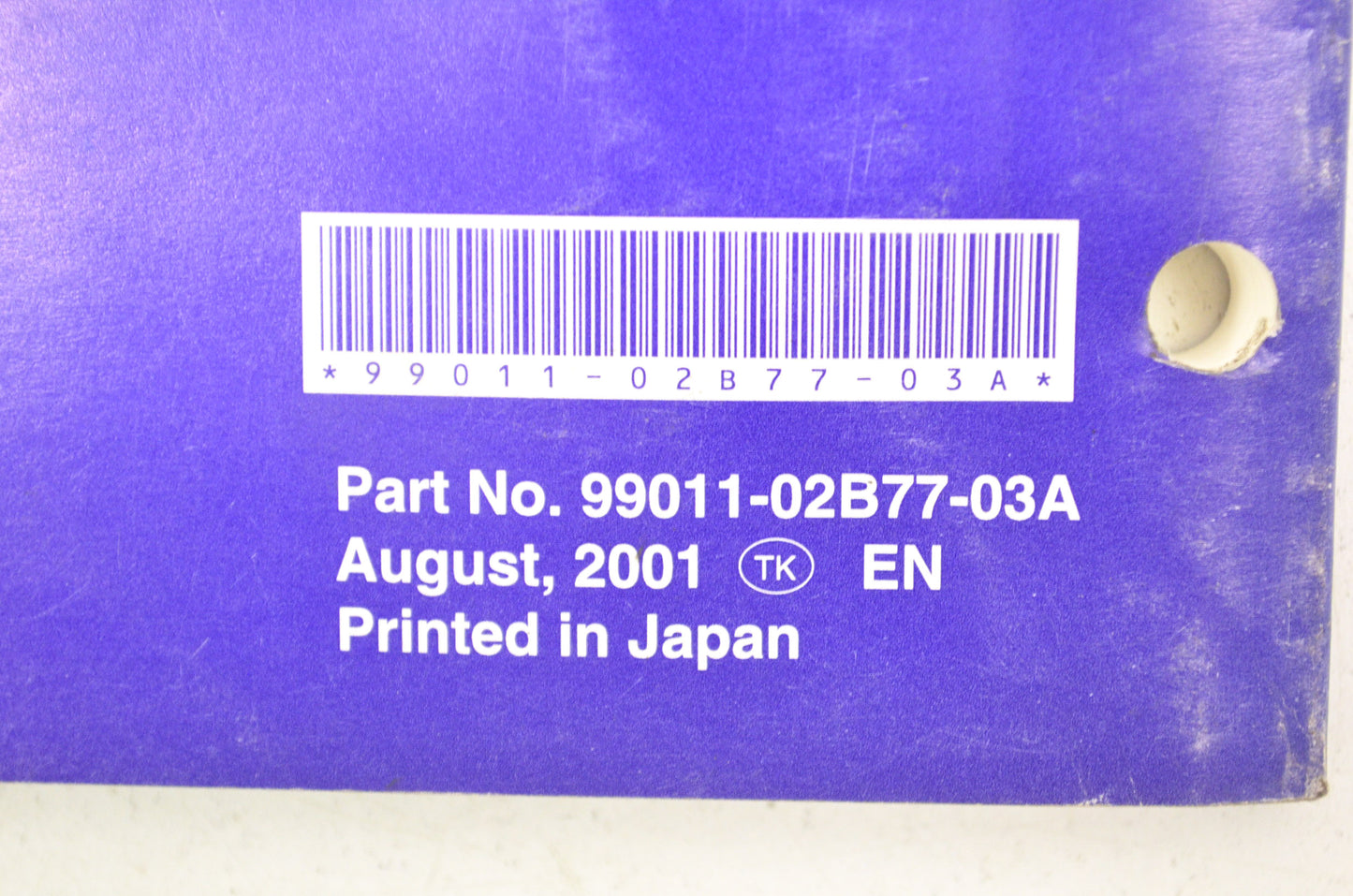 OEM Suzuki 99011-02B77-03A Owner's & Service Manual RM85K2 200