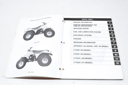 OEM Suzuki Service Manual LT125