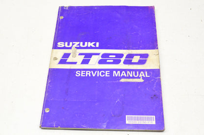 OEM Suzuki 99500-20190-01E Service Manual LT80 1987-2006