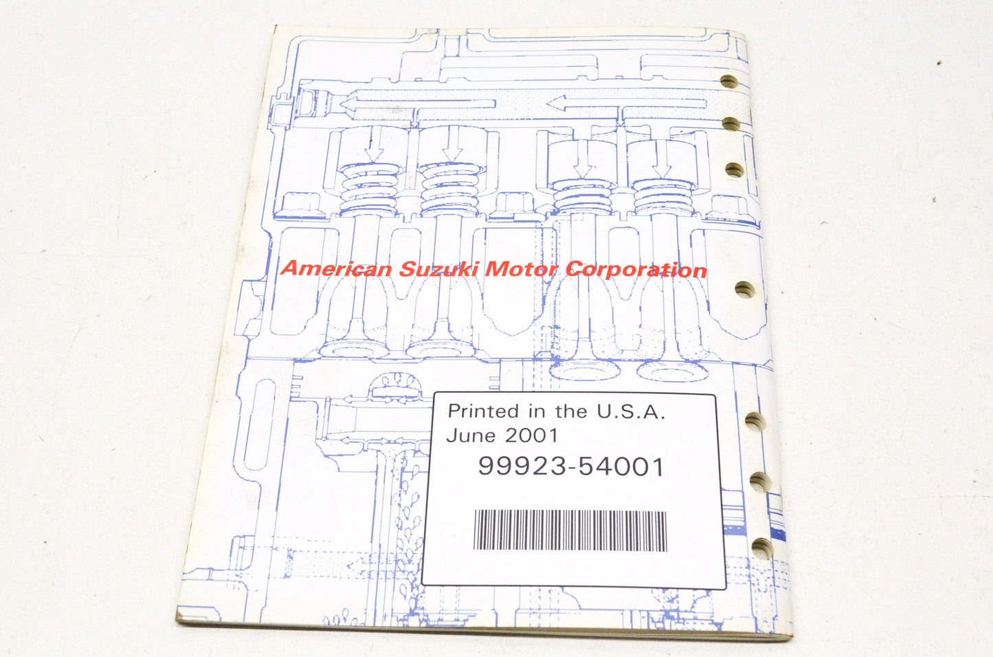 OEM Suzuki 99923-54001 Wiring Diagram Manual 2001 'K1' Models