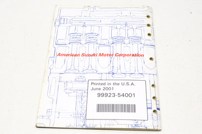 OEM Suzuki 99923-54001 Wiring Diagram Manual 2001 'K1' Models