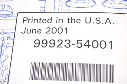 OEM Suzuki 99923-54001 Wiring Diagram Manual 2001 'K1' Models