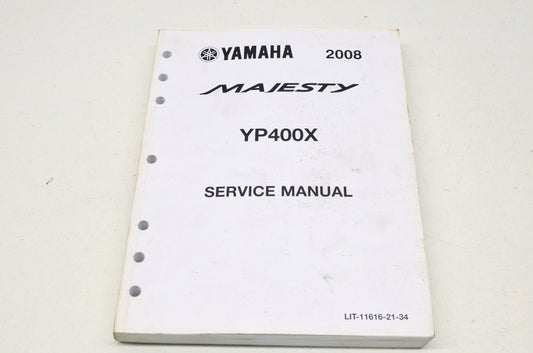 OEM Yamaha LIT-11616-21-34 Service Manual YP400X NOS
