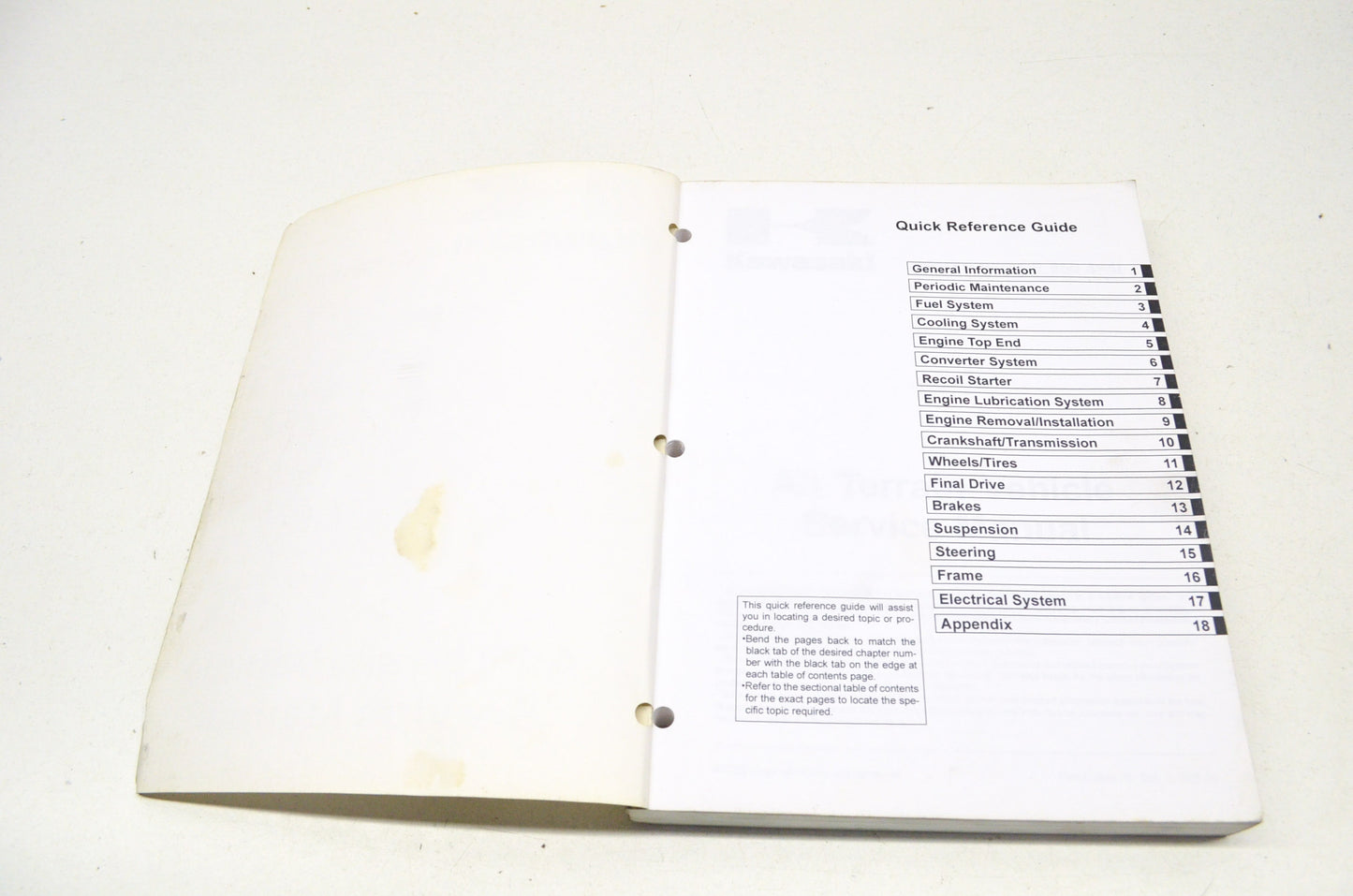 OEM Kawasaki Service Manual 06 Brute Force 6504x4 i