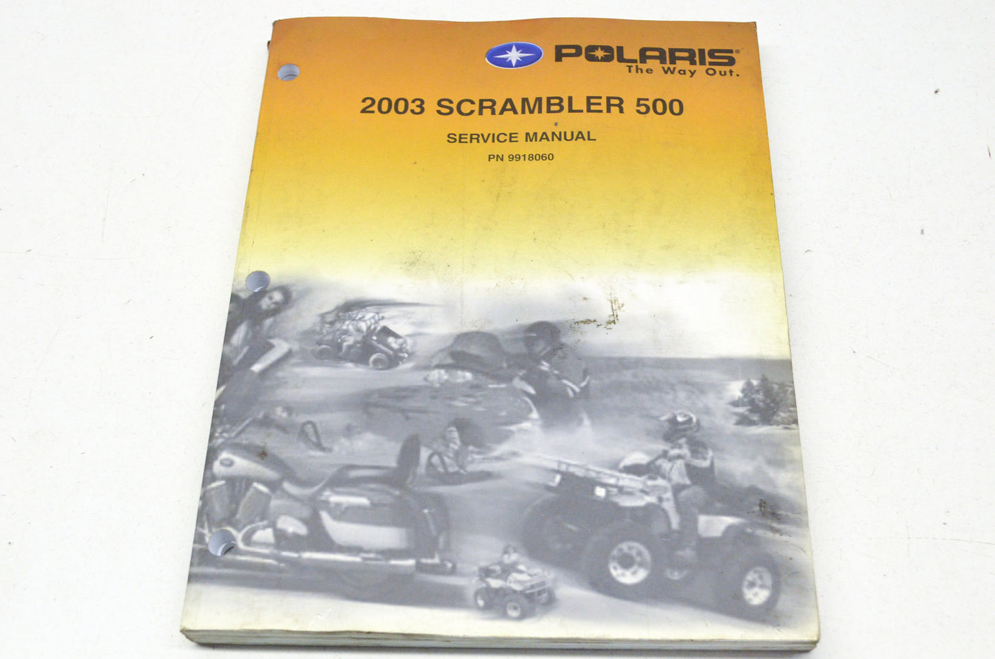 OEM Polaris 9918060 Service Manual 03 Scrambler 500 4X4
