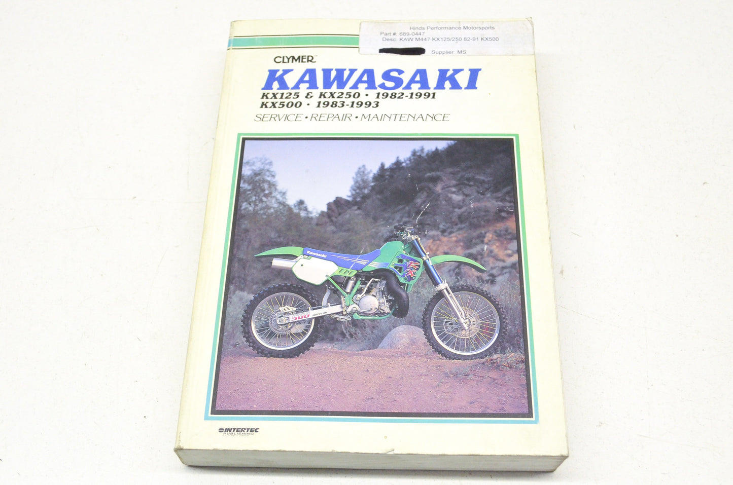 New Clymer Kawasaki KX125 & KX250 82-91 KX500 83-93 Service Repair & Maintenance