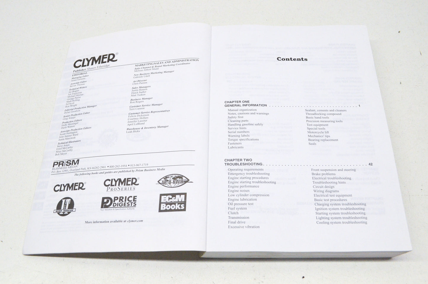 Clymer Honda GL1500C Valkyrie 97-03 Service Repair & Maintenance Manual