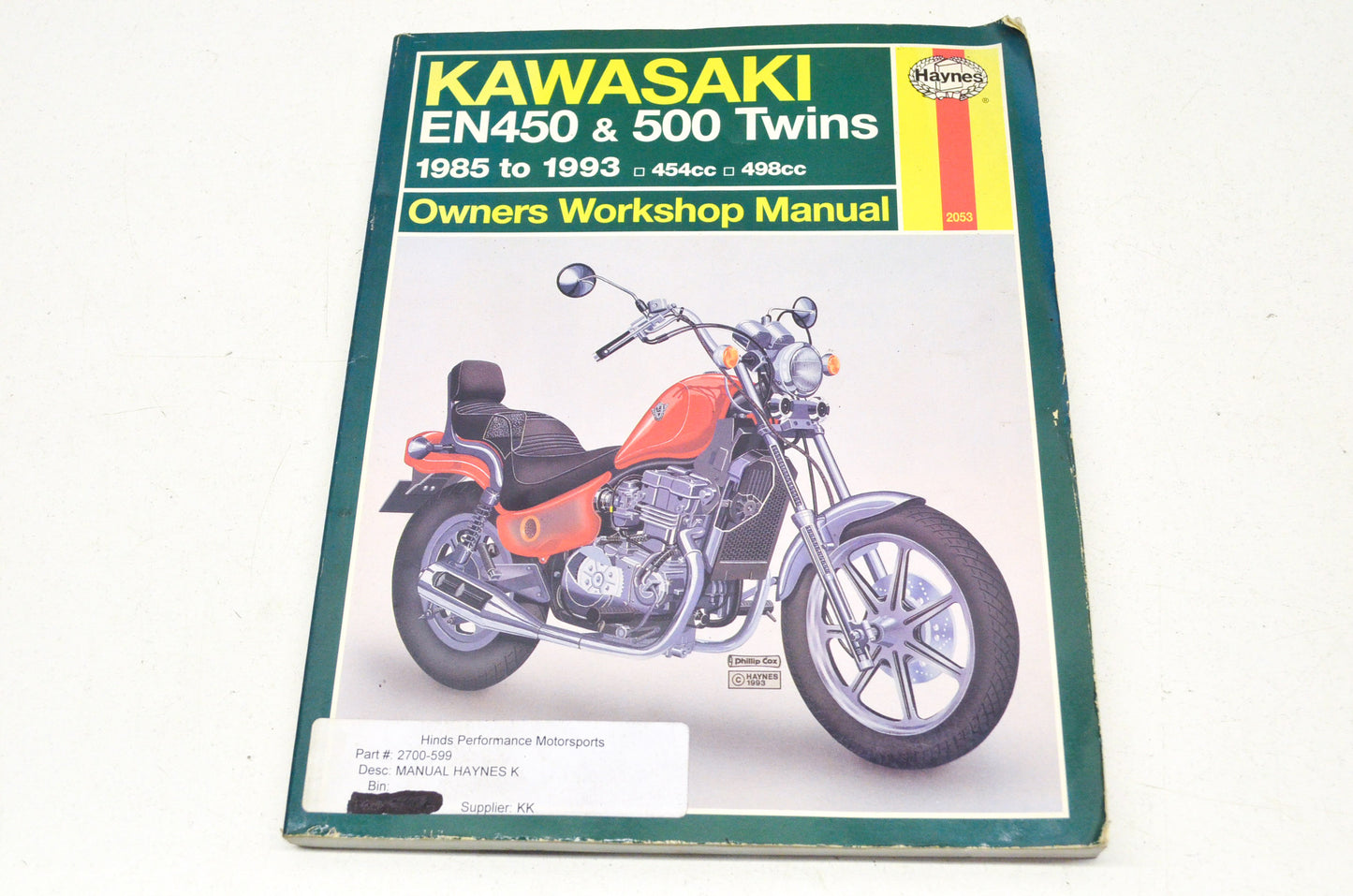 Haynes 2053 En450 & 500 Twins 85-93 1985-1993 En450 500 Twin