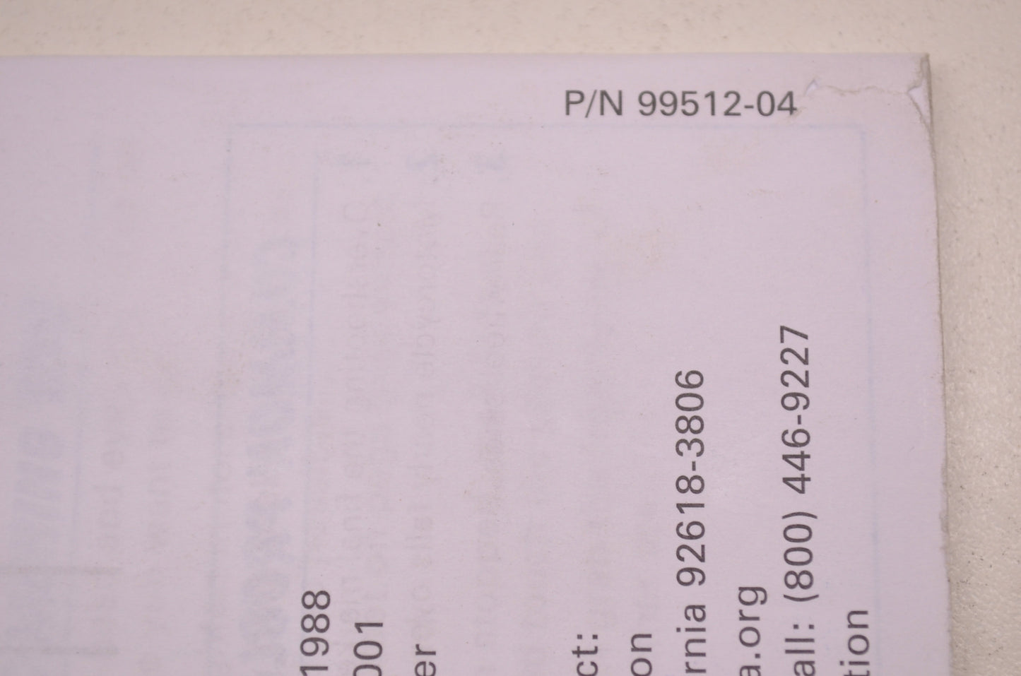 OEM Suzuki 99512-04 You & Your Motorcycle Riding Tips Manual NOS