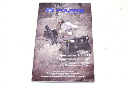 OEM Polaris 9920374 Owner's Manual 07 Sportsman 700/800 EFI NOS