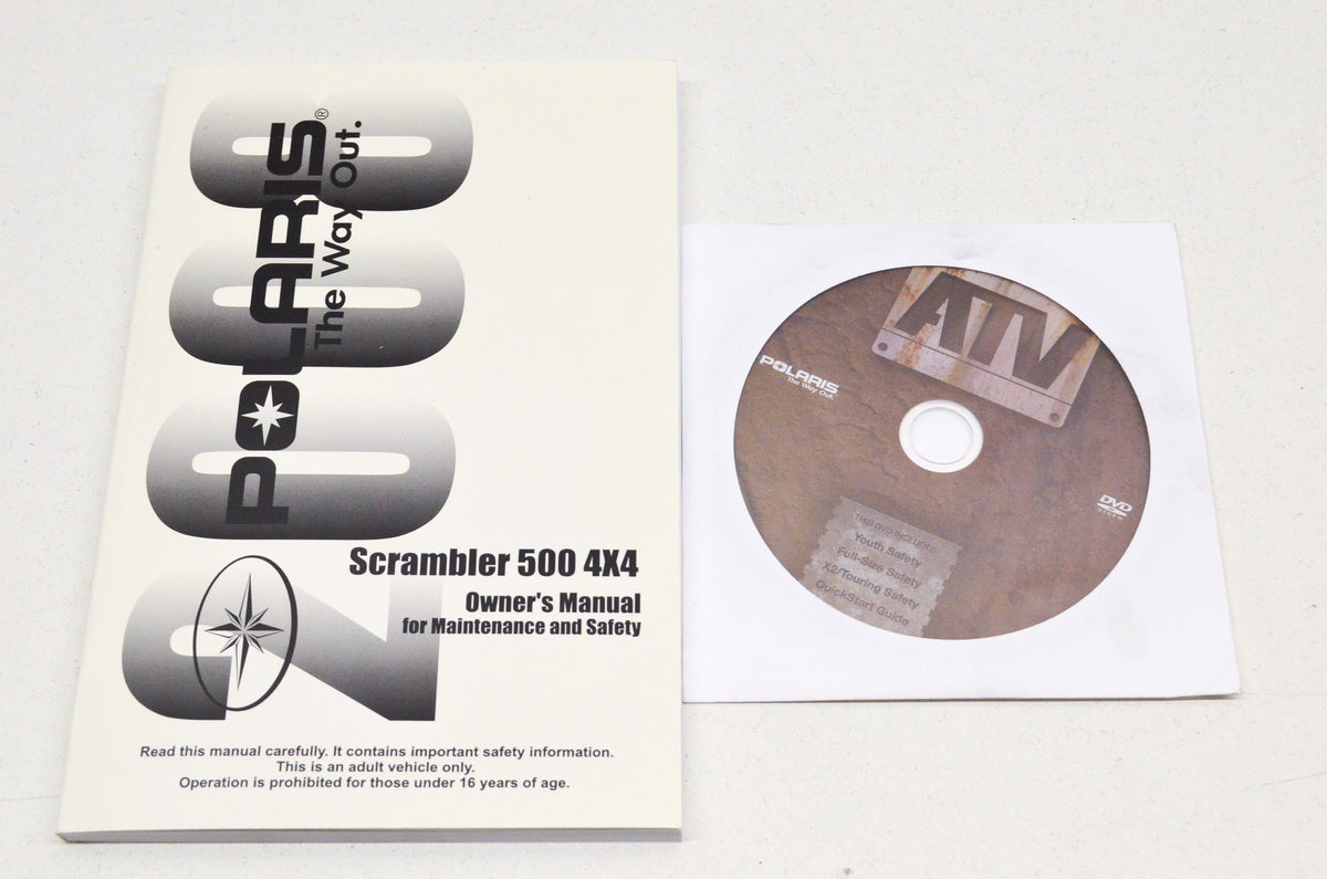 OEM Polaris 9921298 Owner's Manual 08 Scrambler 500 4x4 NOS