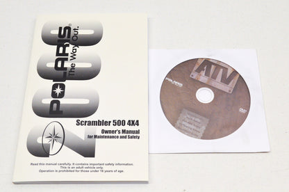 OEM Polaris 9921298 Owner's Manual 08 Scrambler 500 4x4 NOS