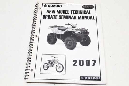 OEM Suzuki 99923-15207 Model Technical Update Seminar 07 Manual