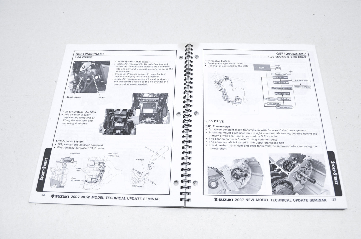 OEM Suzuki 99923-15207 Model Technical Update Seminar 07 Manual