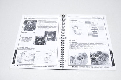 OEM Suzuki 99923-15207 Model Technical Update Seminar 07 Manual