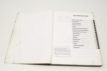 OEM Kawasaki 99924-1255-01 Service Manual ZX900E