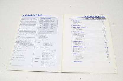 OEM Yamaha YA98-273 Motorsports Essential Service Tools Manual