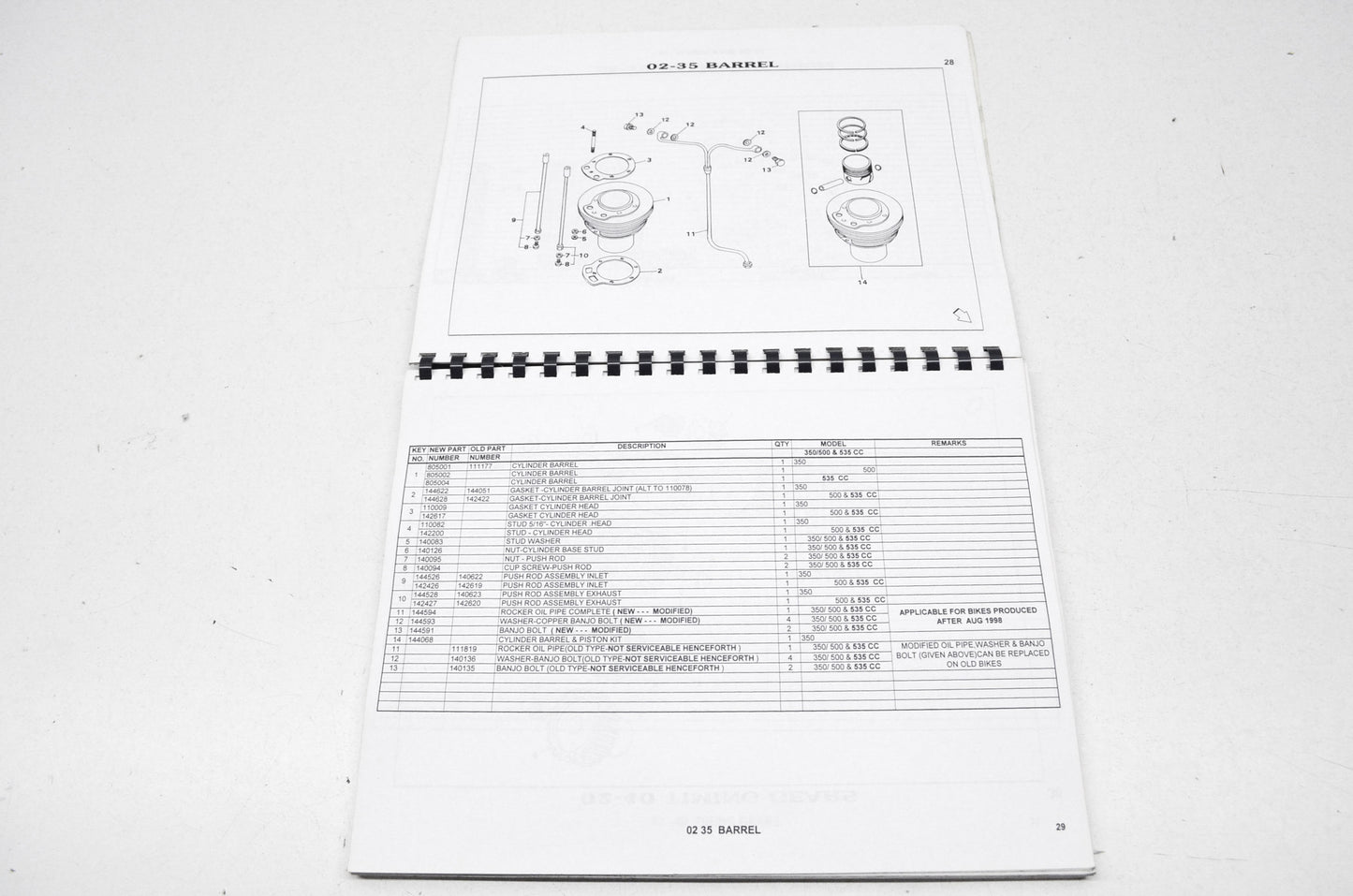 Royal Enfield Bullet Parts Catalogue