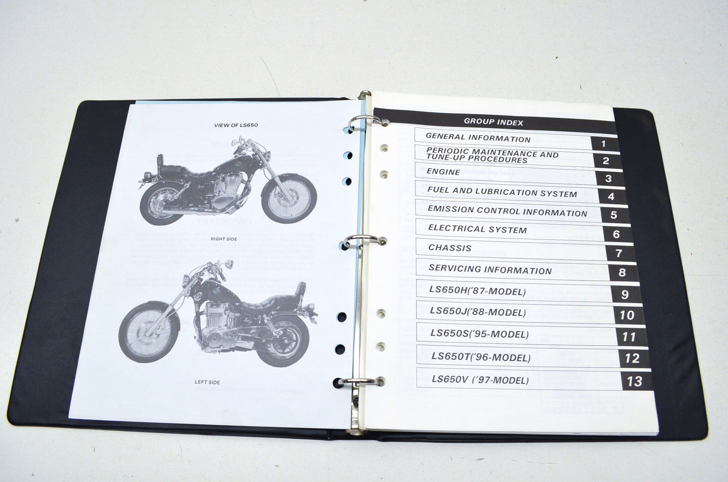 OEM Suzuki 99500-36069-03E Service Manual LS650 1986-2009