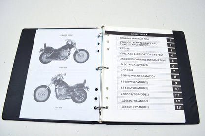 OEM Suzuki 99500-36069-03E Service Manual LS650 1986-2009