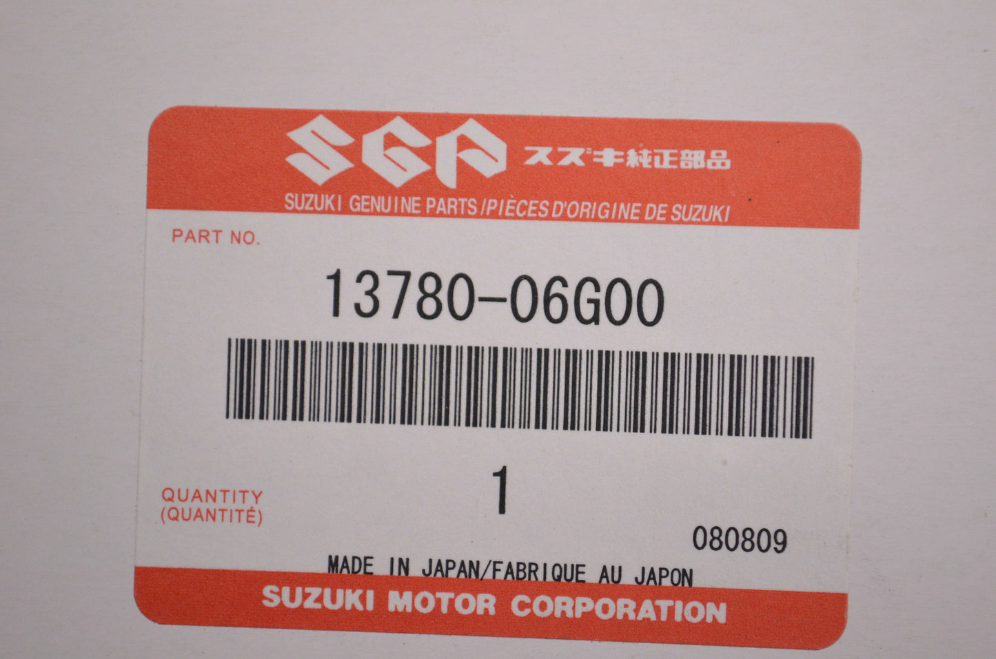 OEM Suzuki 13780-06G00 Air Cleaner Filter NOS