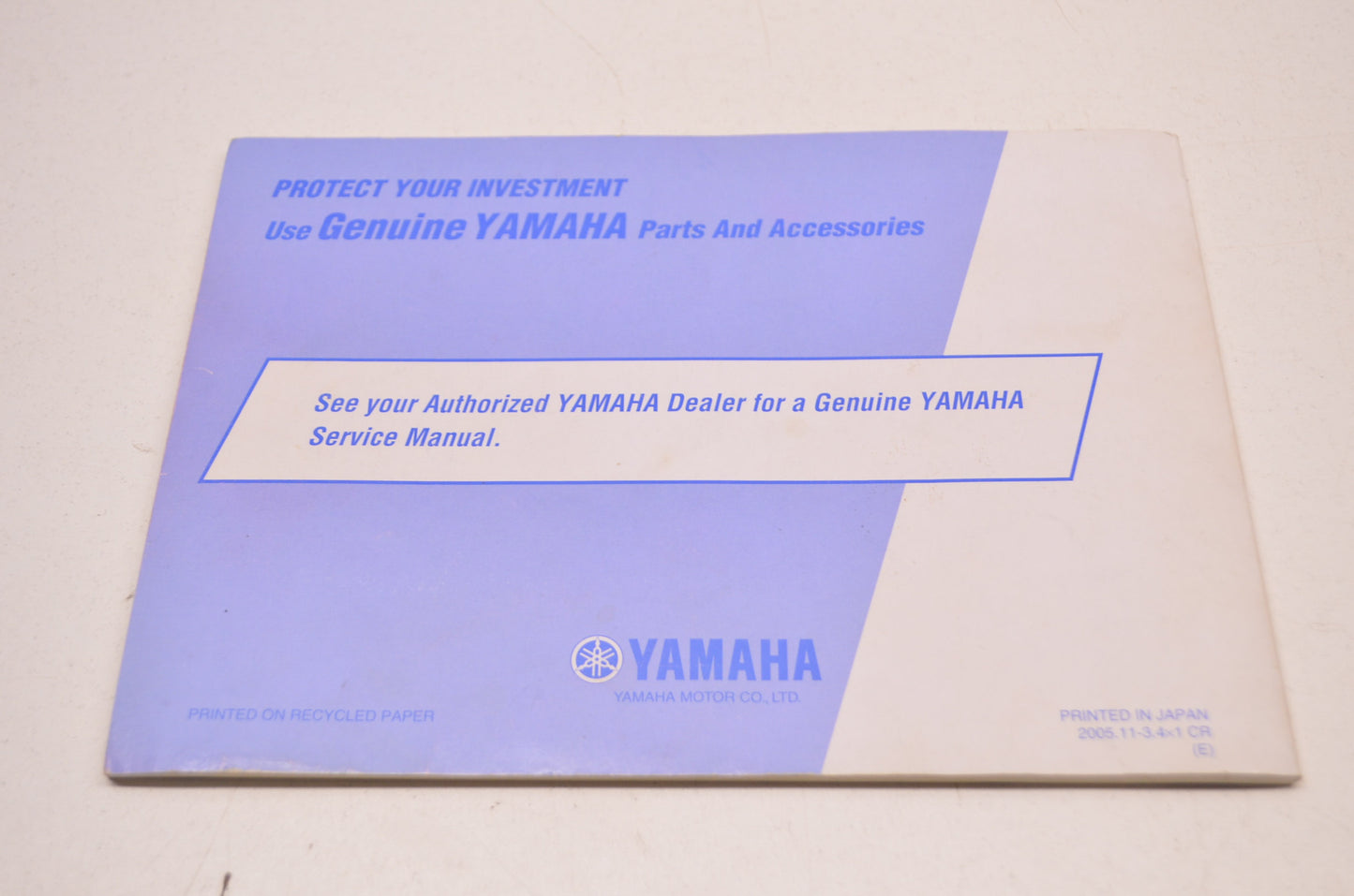 OEM Yamaha FZ6 FZS6V Owner's Manual LIT-11626-19-76