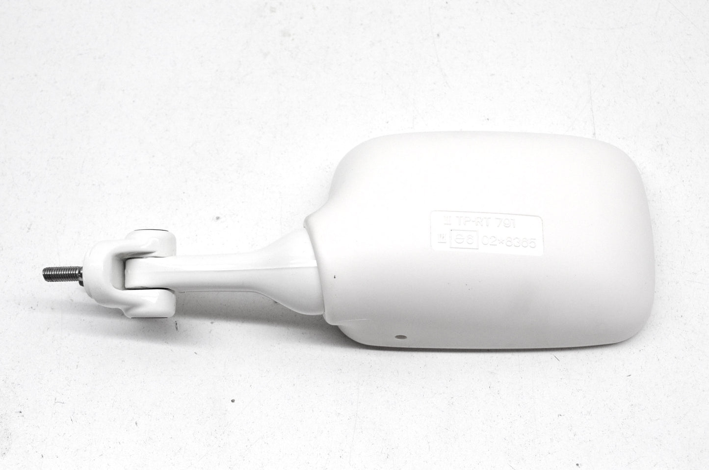 Left Hand Mirror Assembly White NOS