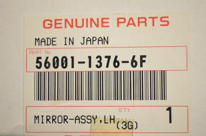 Left Hand Mirror Assembly White NOS