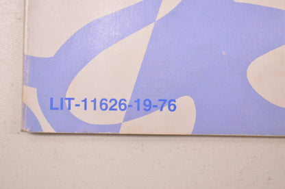 OEM Yamaha FZ6 FZS6V Owner's Manual LIT-11626-19-76