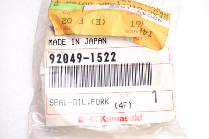 OEM Kawasaki 92049-1522 Outer Fork Oil T Seal NOS