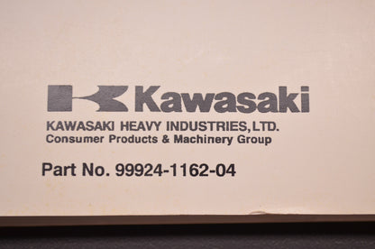 OEM Kawasaki 99924-1162-04 Service Manual KLX650 NOS