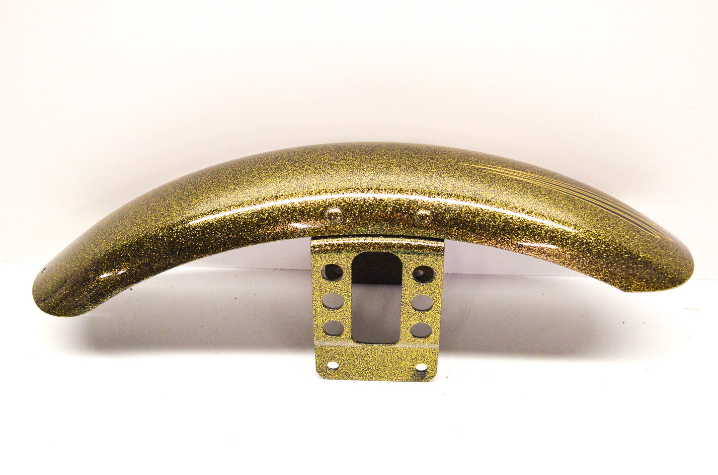 Sportster Hard Candy Custom Black Gold Flake Front Fender NOS