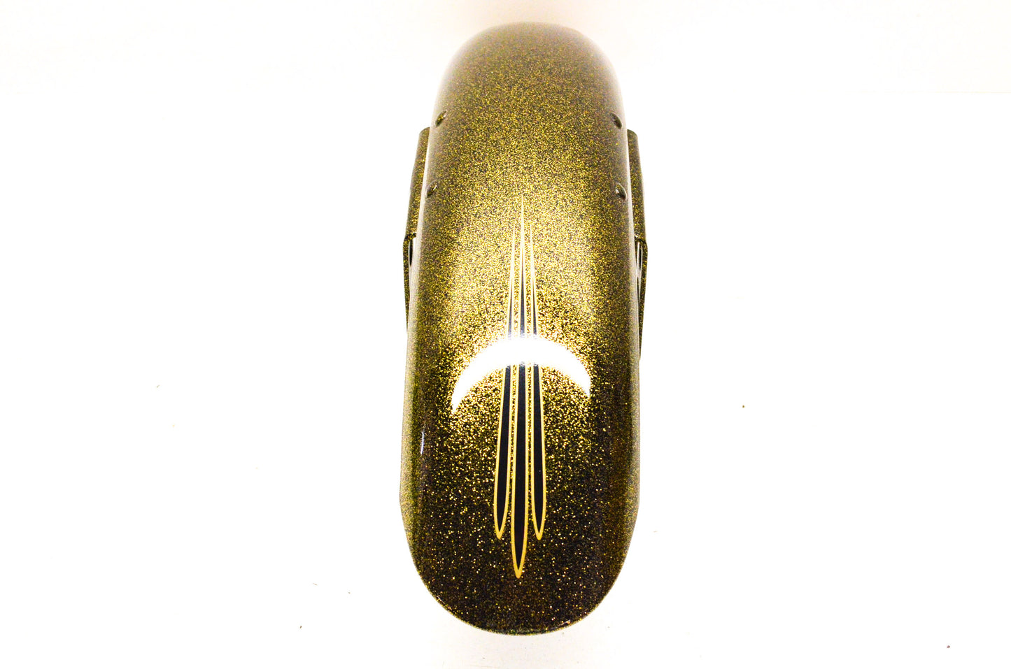 Sportster Hard Candy Custom Black Gold Flake Front Fender NOS