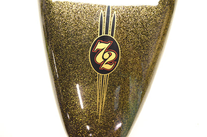 Sportster Hard Candy Custom Black Gold Flake Gas Tank NOS