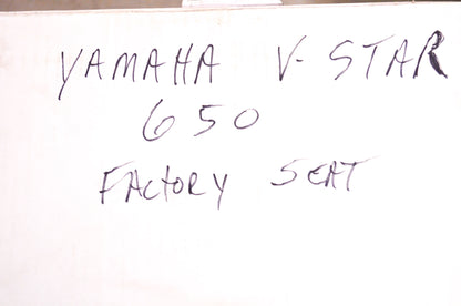 OEM Yamaha V-Star 650 Factory Seat Assembly