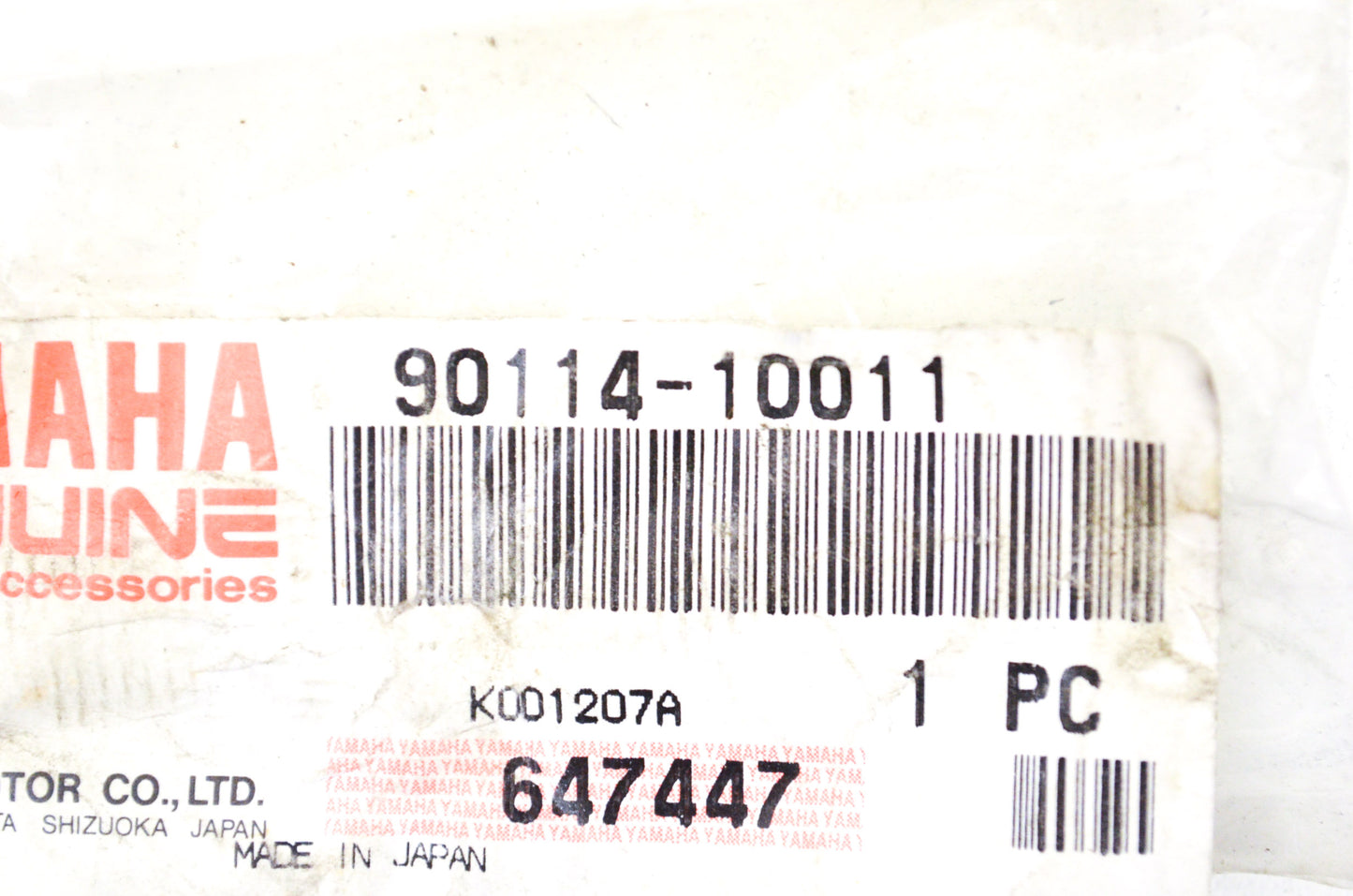 New OEM Yamaha Serration Bolt NOS