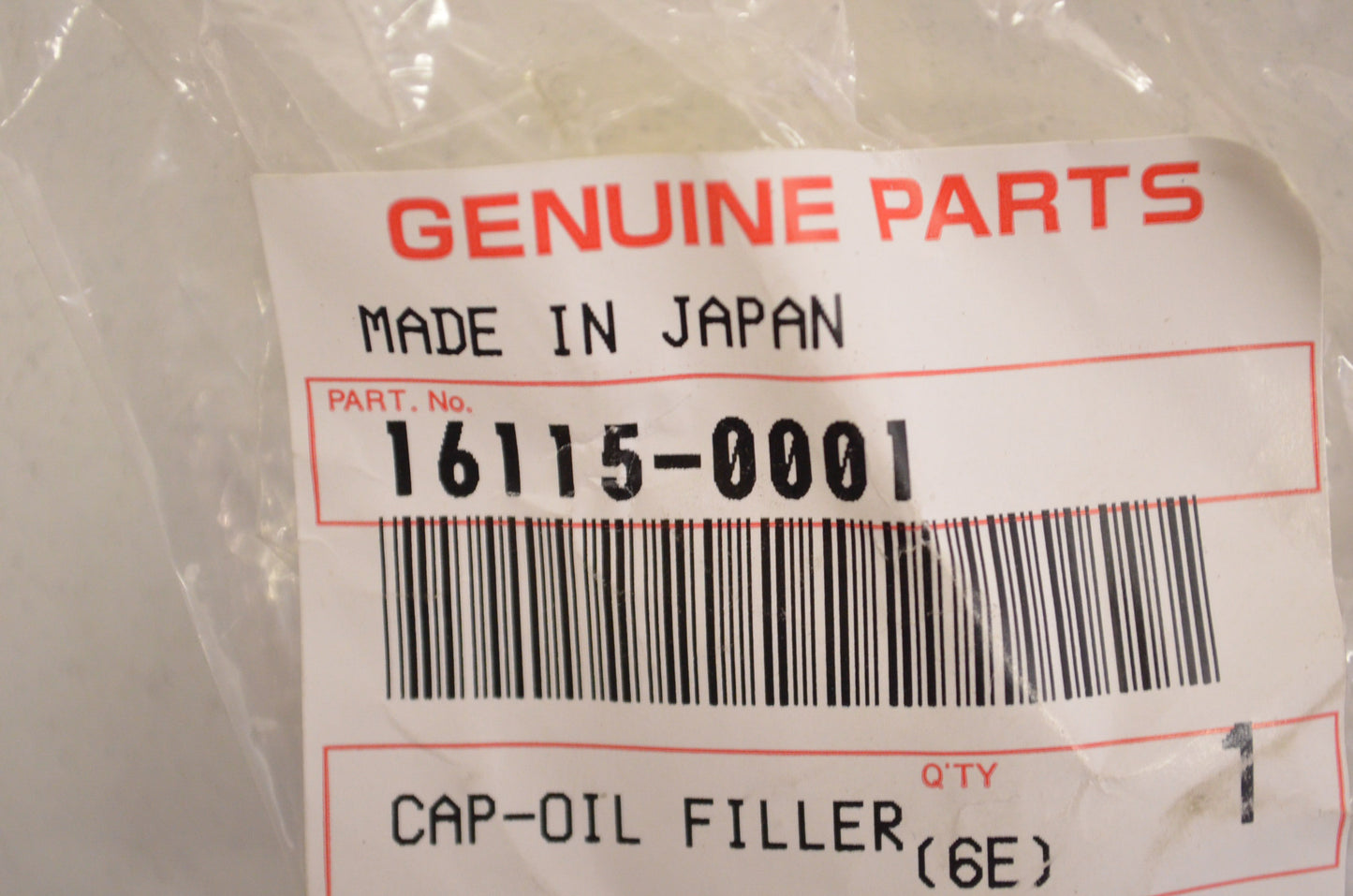 OEM Kawasaki 16115-0001 Oil Filler Cap NOS