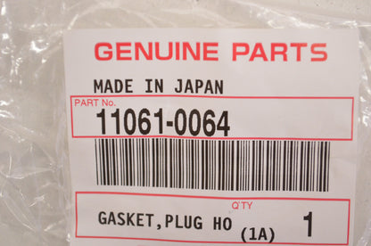 OEM Kawasaki 11061-0064 Plug Hole Gasket NOS