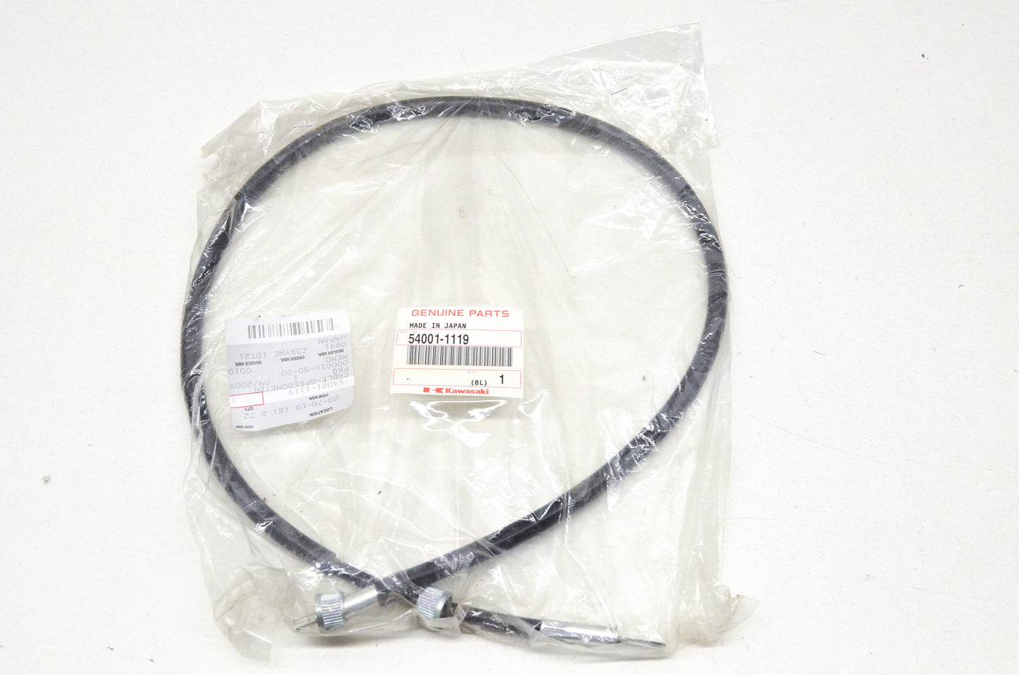New OEM Kawasaki 54001-1119 Speedometer Cable NOS