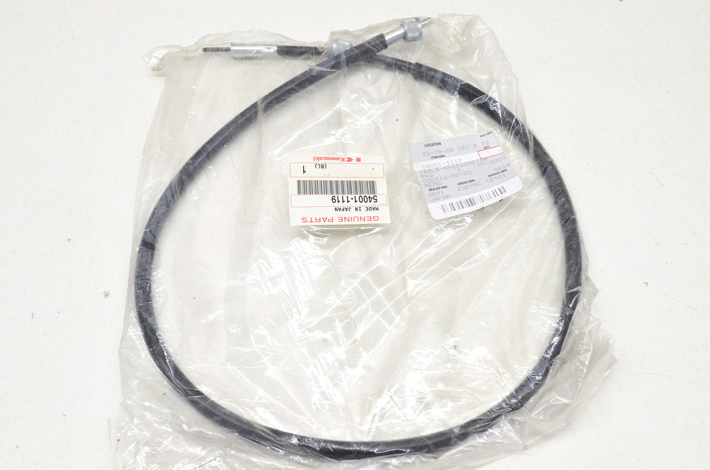 New OEM Kawasaki 54001-1119 Speedometer Cable NOS