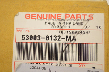 OEM Kawasaki 53003-0132-MA Rear Seat Cover NOS