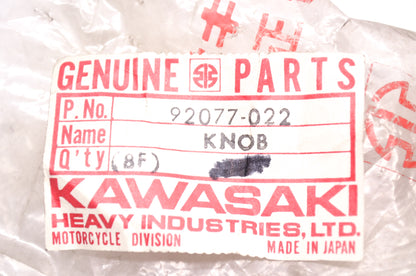 OEM Kawasaki 92077-022 Carburetor Knob NOS